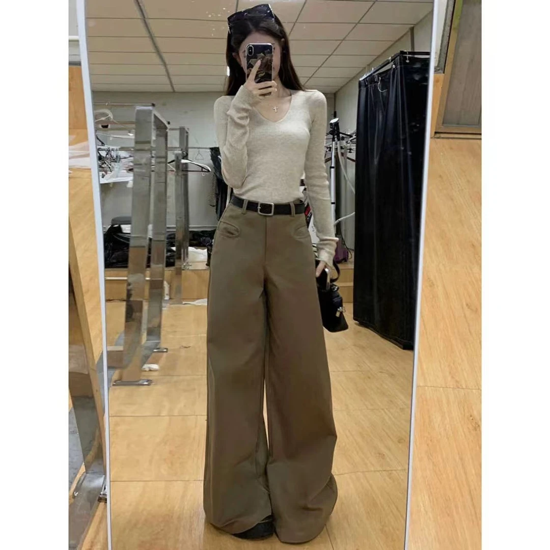 徐秋阳   街头日记  百搭时尚休闲设计感显瘦显白休闲裤11737