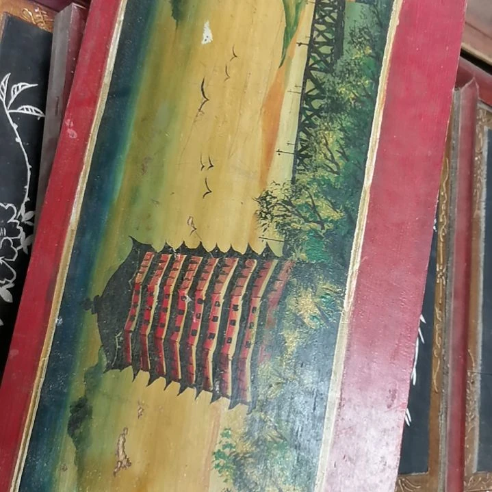 木聚*堂老木雕花版一片