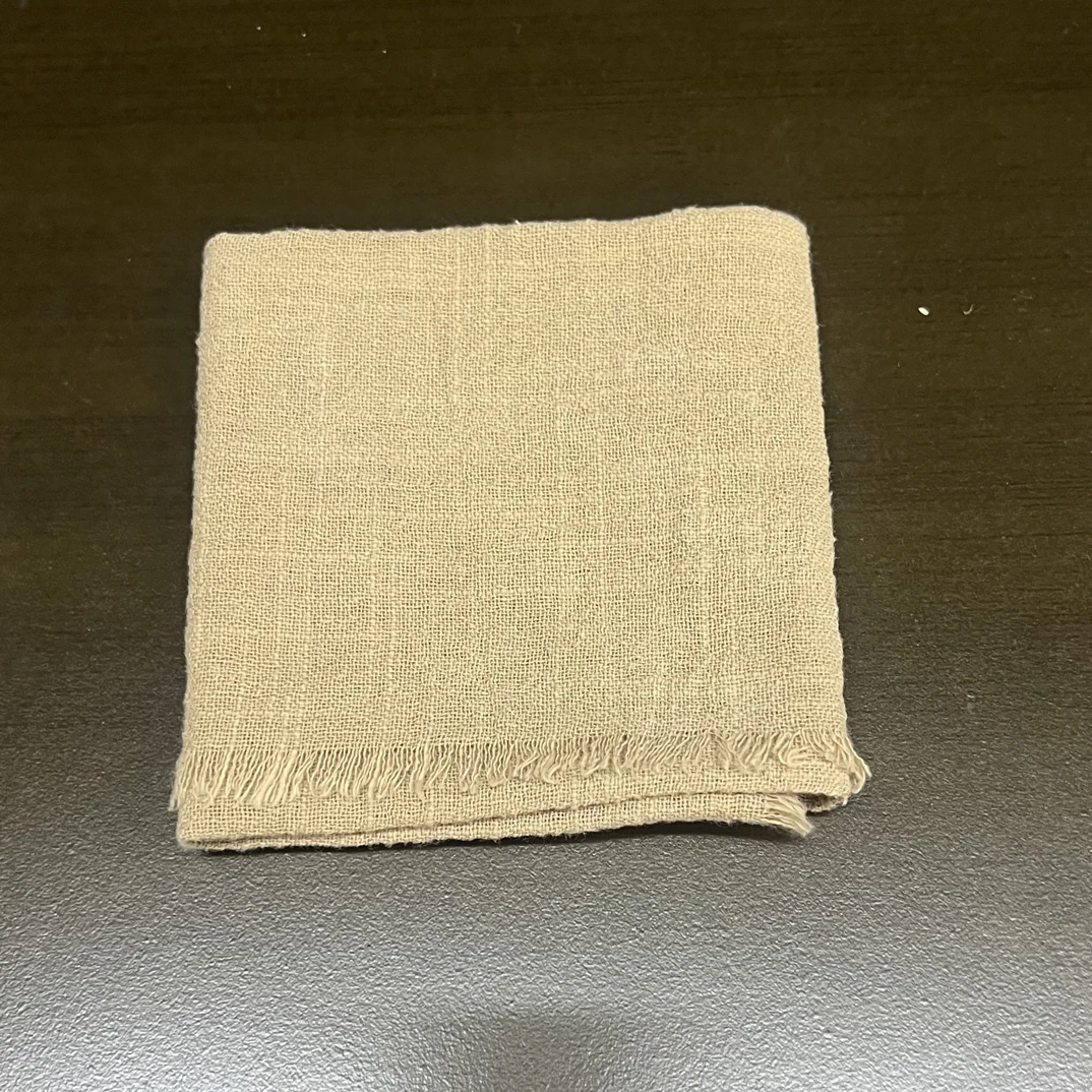 纯棉竹节棉茶巾30*30厘米单层柔软茶巾