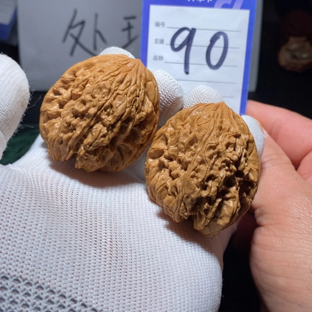 把件文玩核桃44暴雪天残脚全品