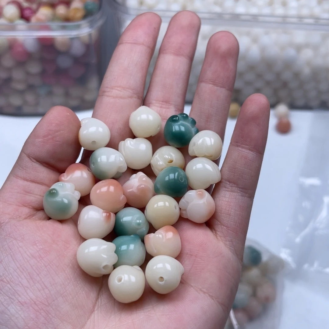 吊坠白玉菩提dx02猫爪12mm40颗多宝微瑕