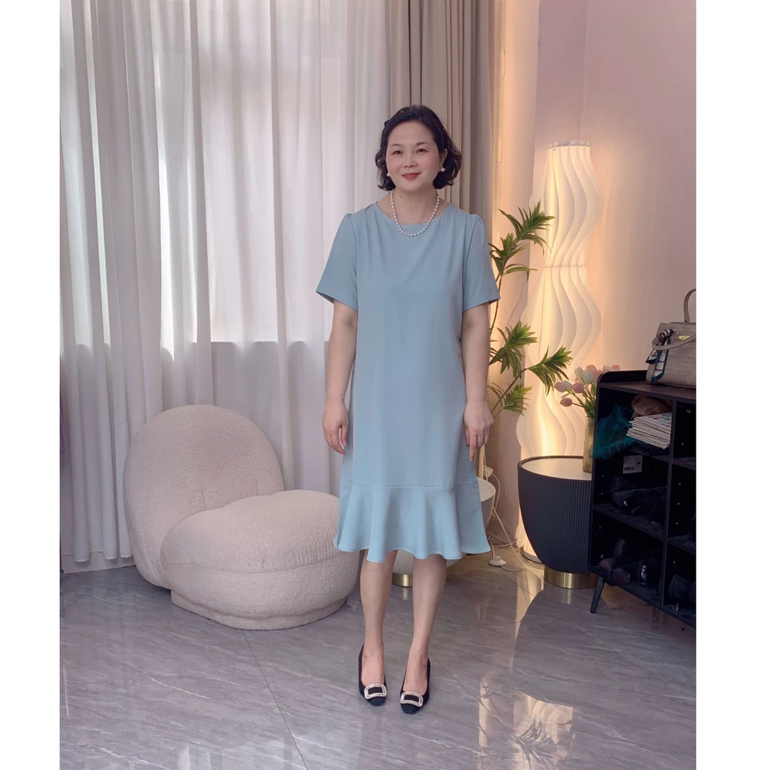 休闲风T恤裙不褪色宽松连衣裙薄款夏季女装舒适显瘦大码大码气质