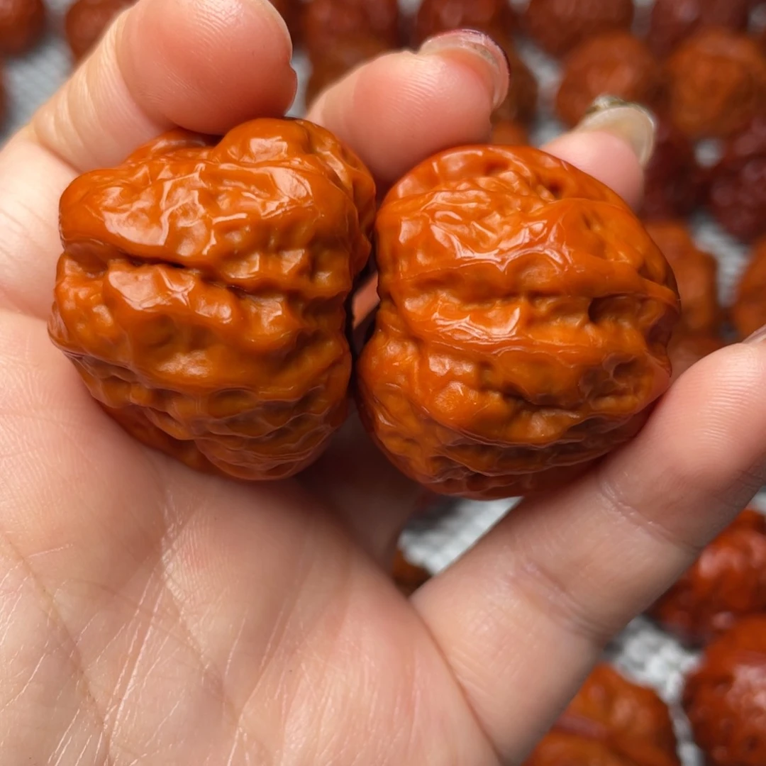 桃核吊坠文玩核桃 手把件 蛤蟆头 37