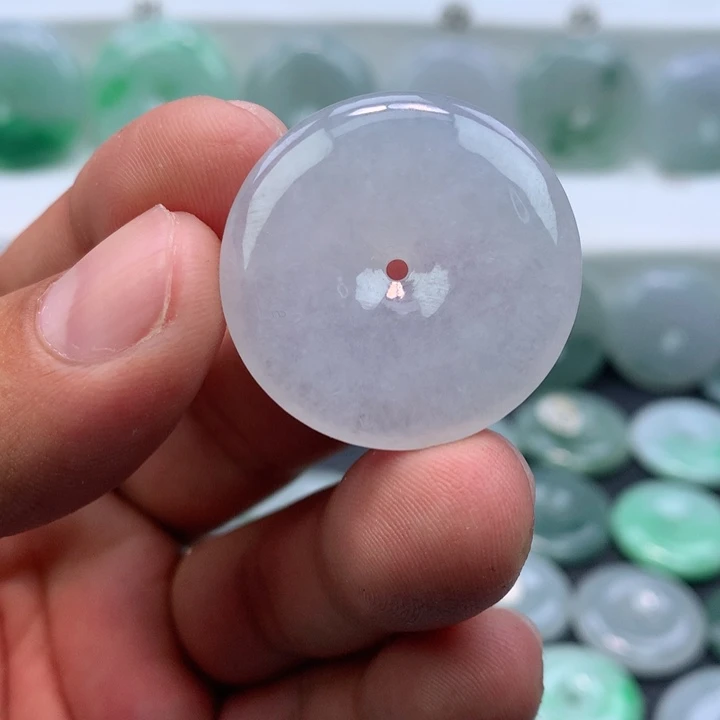 颈饰未镶嵌翡翠缅甸天然A货翡翠30.6-5.6