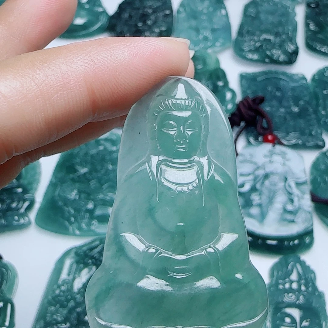 翡翠未镶嵌毛衣链888