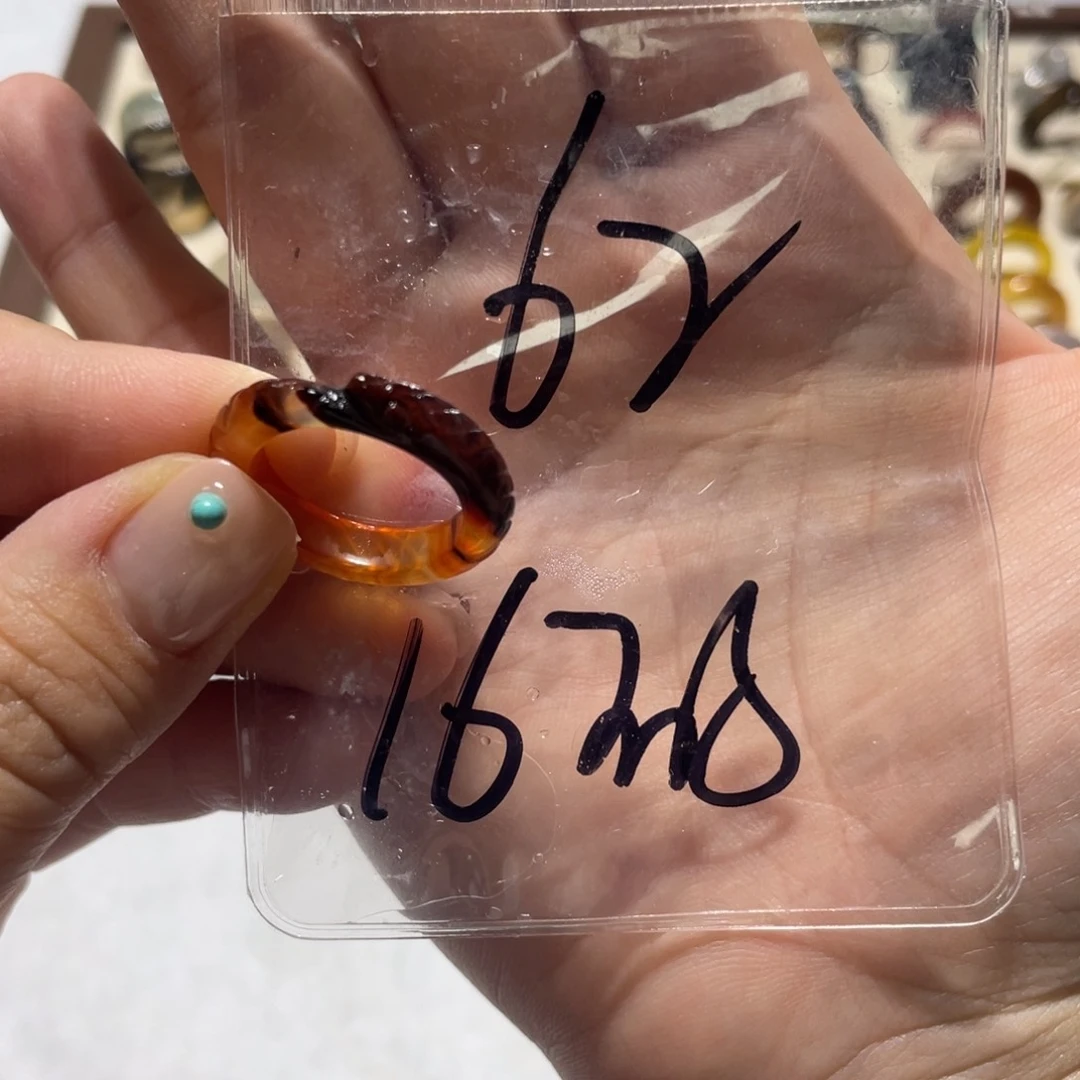 玛瑙/玉髓戒指未镶嵌