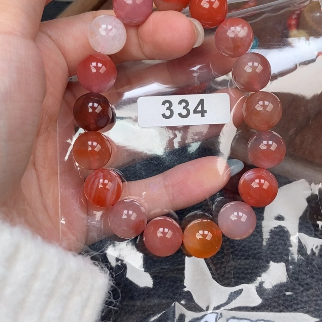 南红玛瑙未镶嵌手链卡12.3