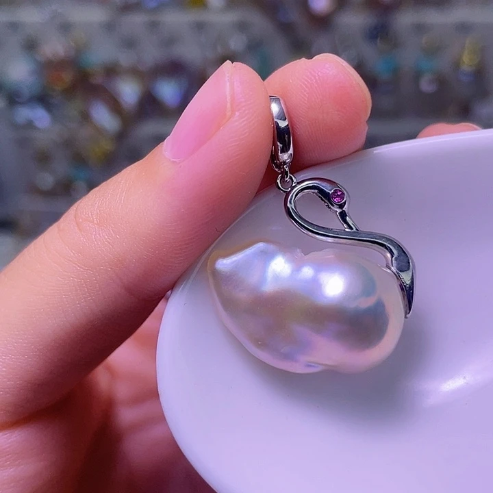 合金颈饰淡水珍珠65