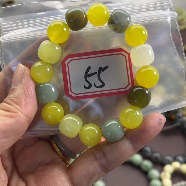 蛇纹石玉未镶嵌手链