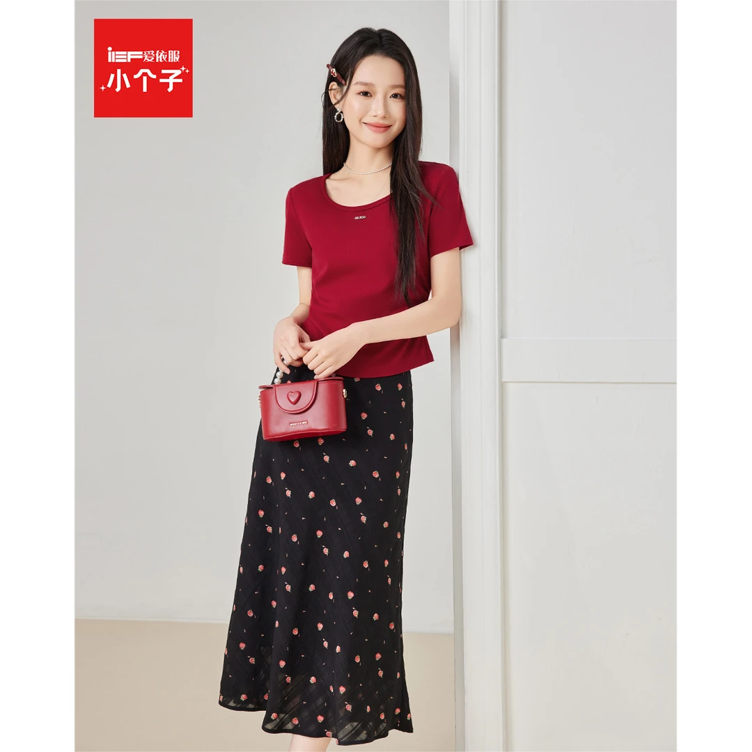 IEF/爱依服2025夏季新款【小个子】时尚两件套女上下套裙大方得体