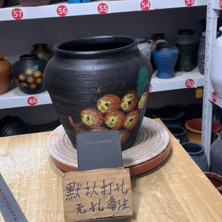 【闪购商品】粗糙盆有孔高20口14