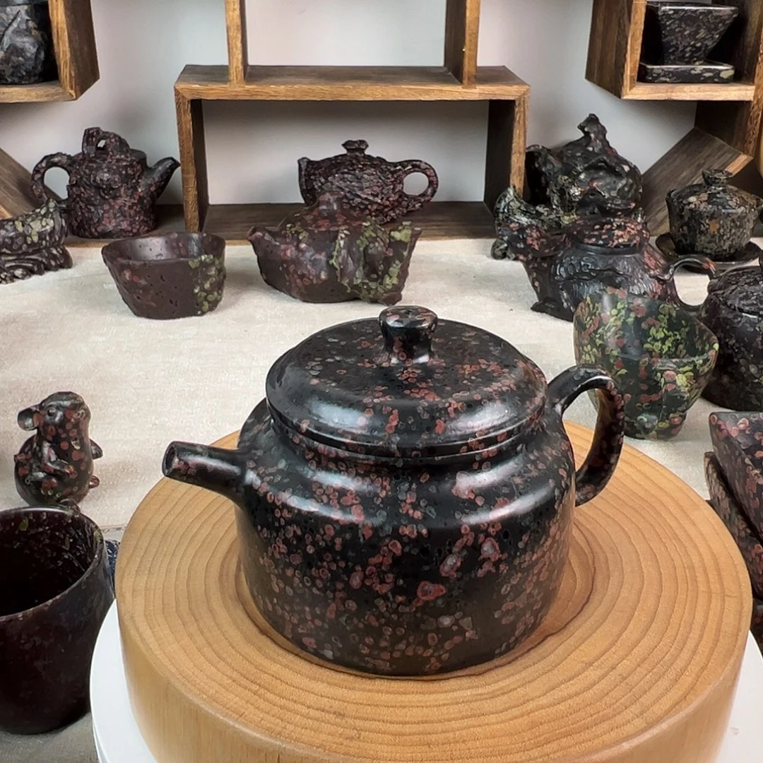 梅花玉精品德钟壶