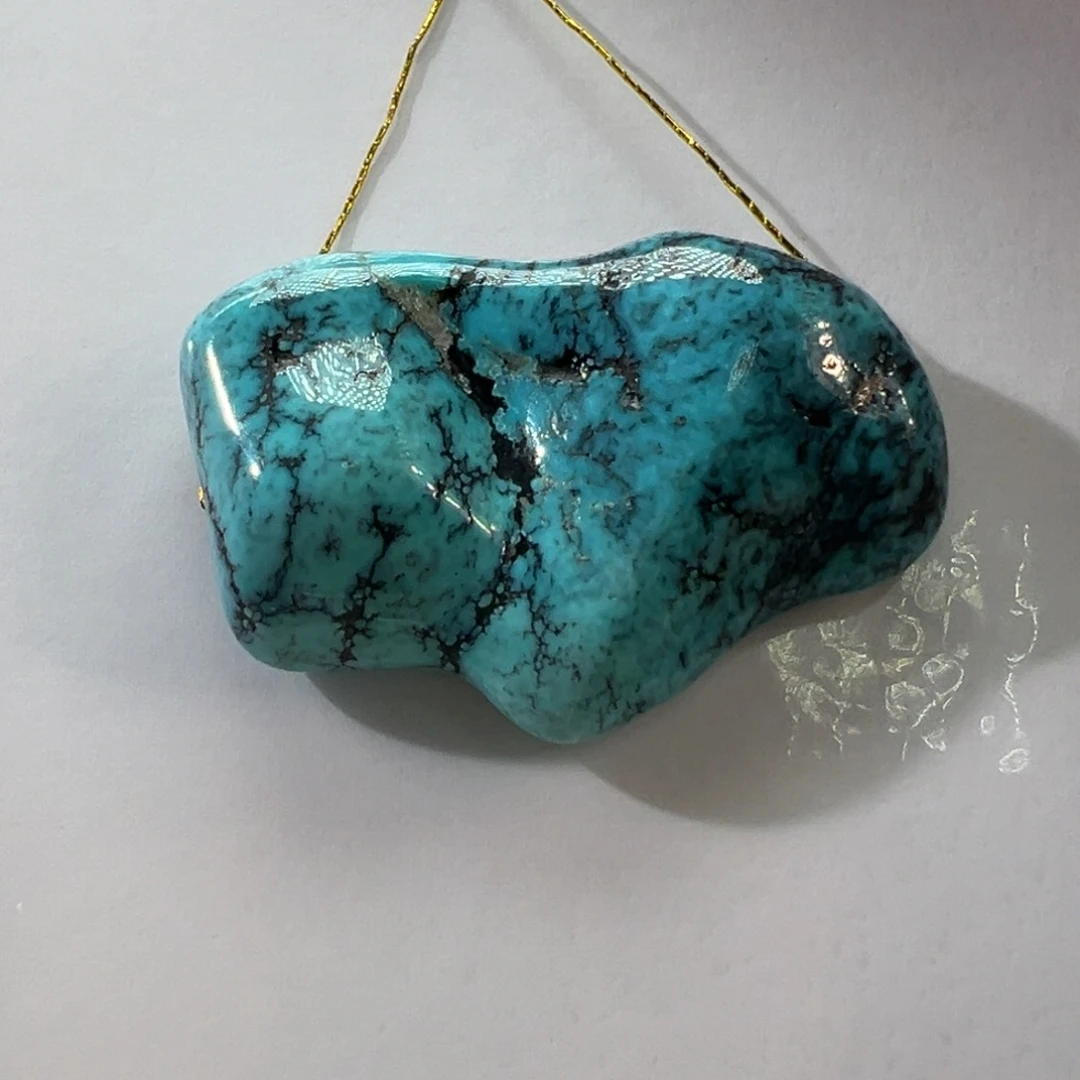 绿松石未镶嵌挂件