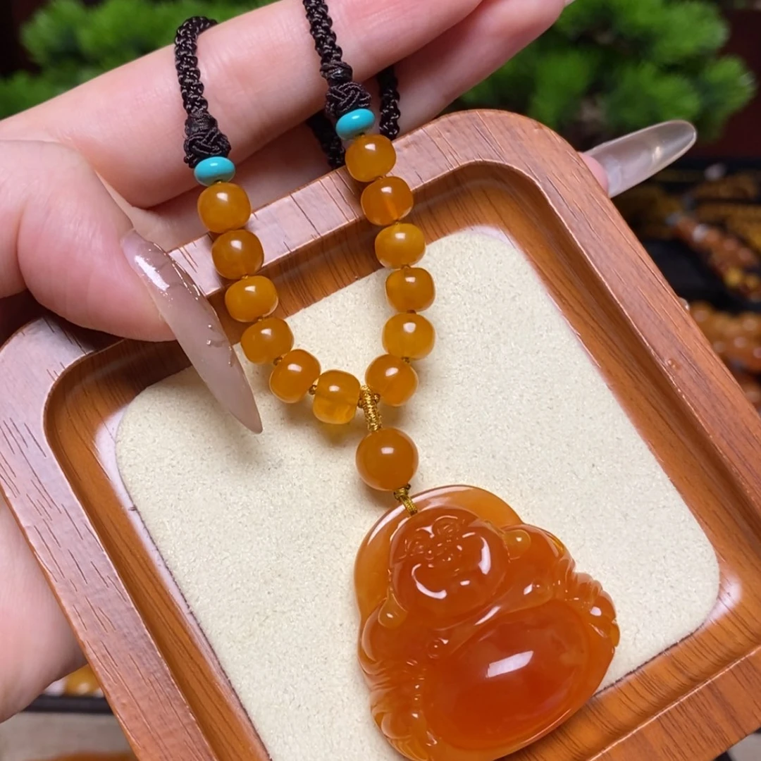 【闪购商品】蜜蜡颈饰未镶嵌项链
