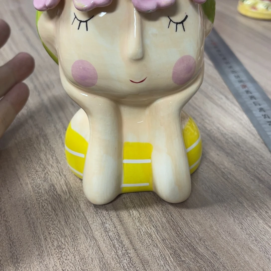 摆件太***笑微瑕疵陶瓷摆件完美主义慎拍，