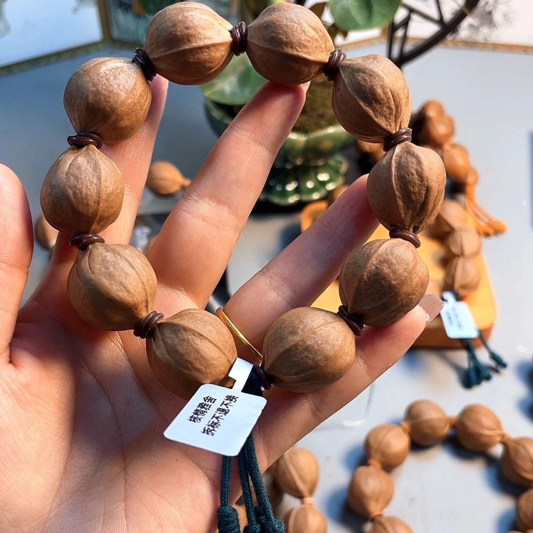 深***邃手串/手链橄榄核20/25梅林铁核