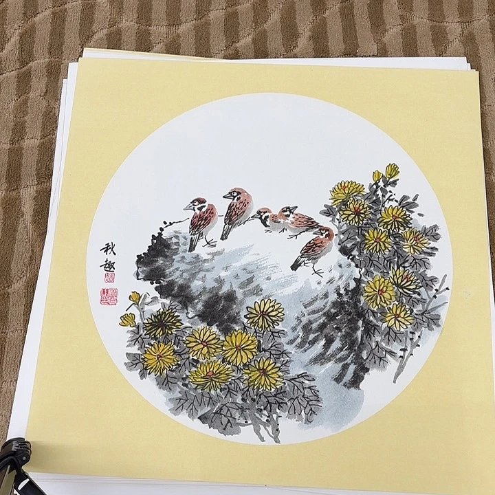 国画花鸟等多种鸟类的50.50