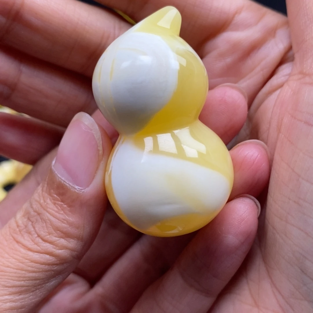 琥珀未镶嵌裸石蜜蜡葫芦