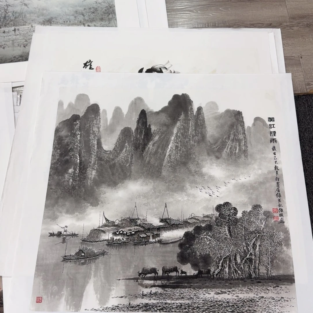 国画莫桂明4平尺精品