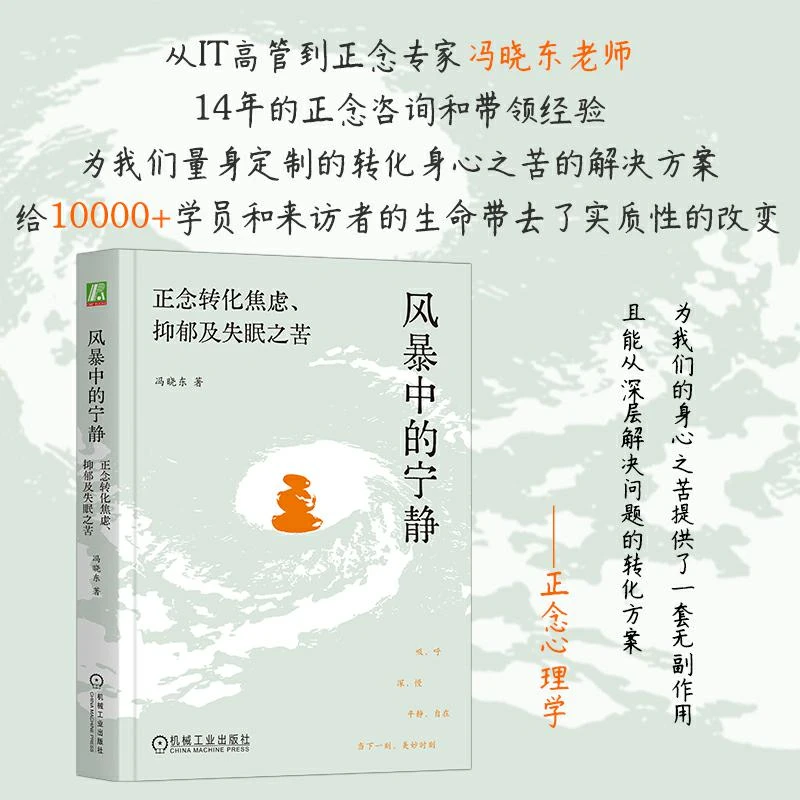 风暴中的宁静：正念转化焦虑、抑郁及失眠人生之苦官方正版书籍