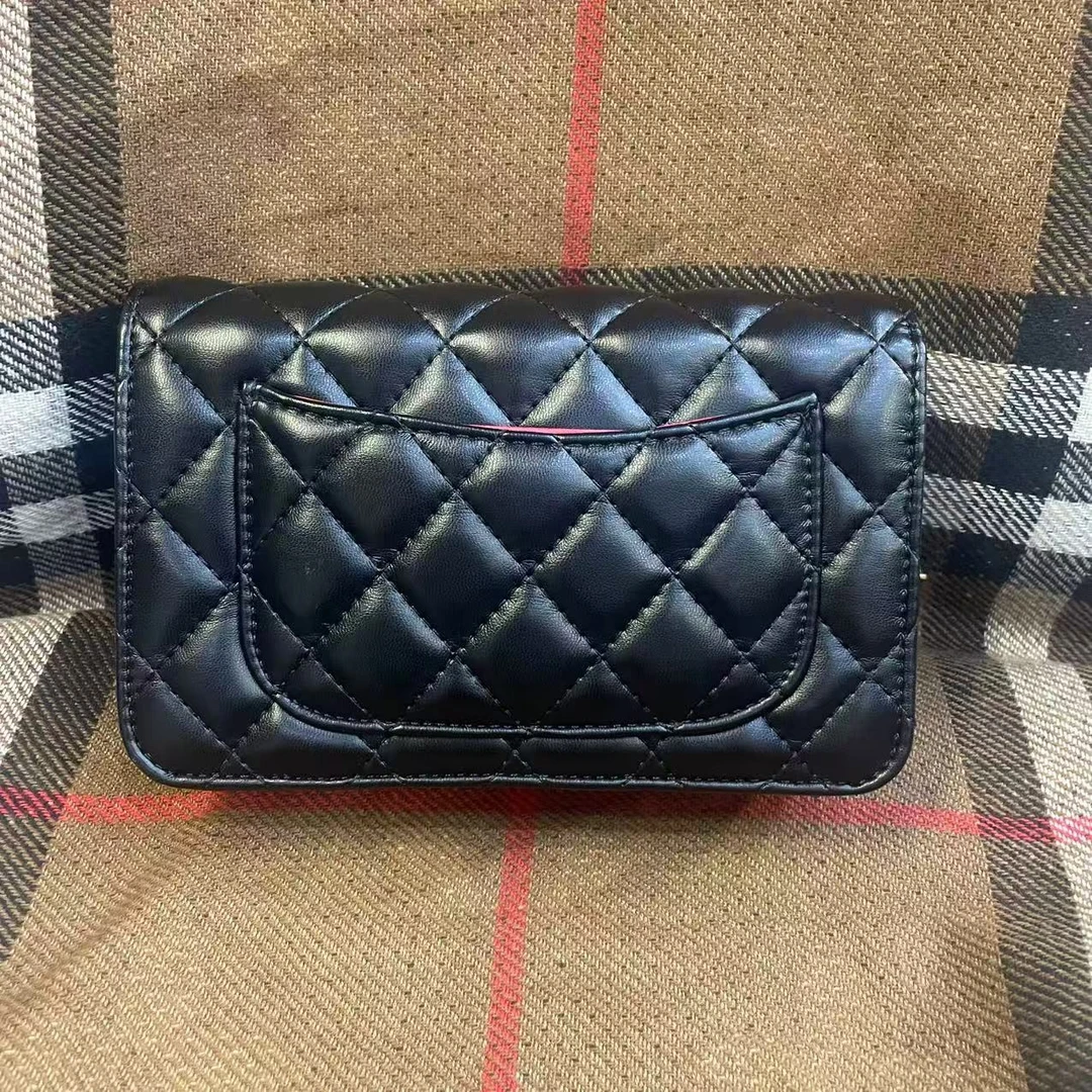 E104 新款百搭女包-一九网络小方包黑