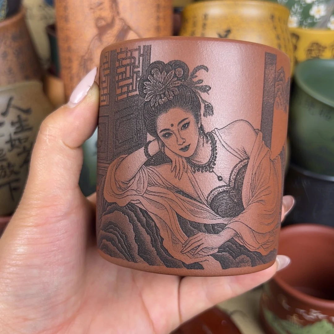 紫砂茶杯紫砂紫砂