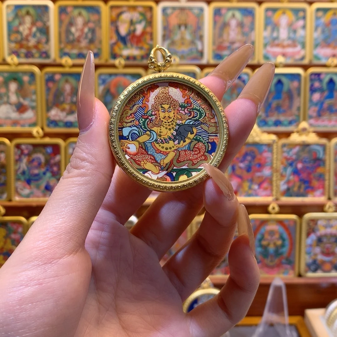 吊坠般若唐卡非遗传承