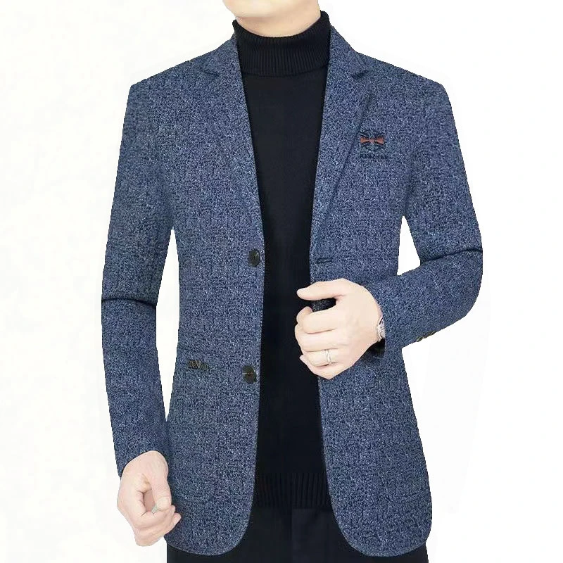 休闲西服爸爸外套春秋男士高档中青年商务春季百搭便西男装西装