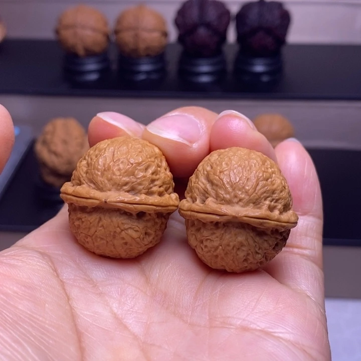 文玩核桃把件福星小铁锤43