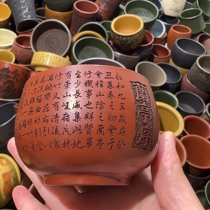 茶杯紫砂全手工紫砂