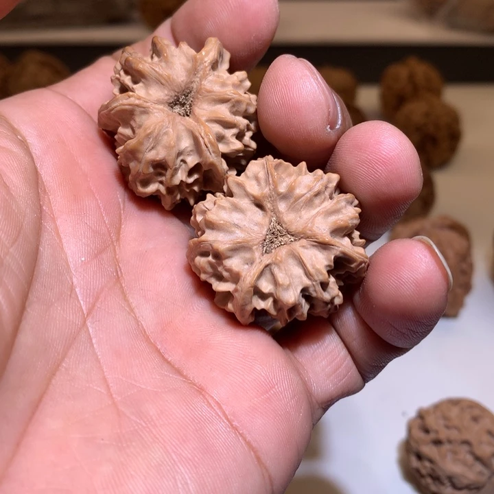 桃核把件✨***?岐山三楞32左右