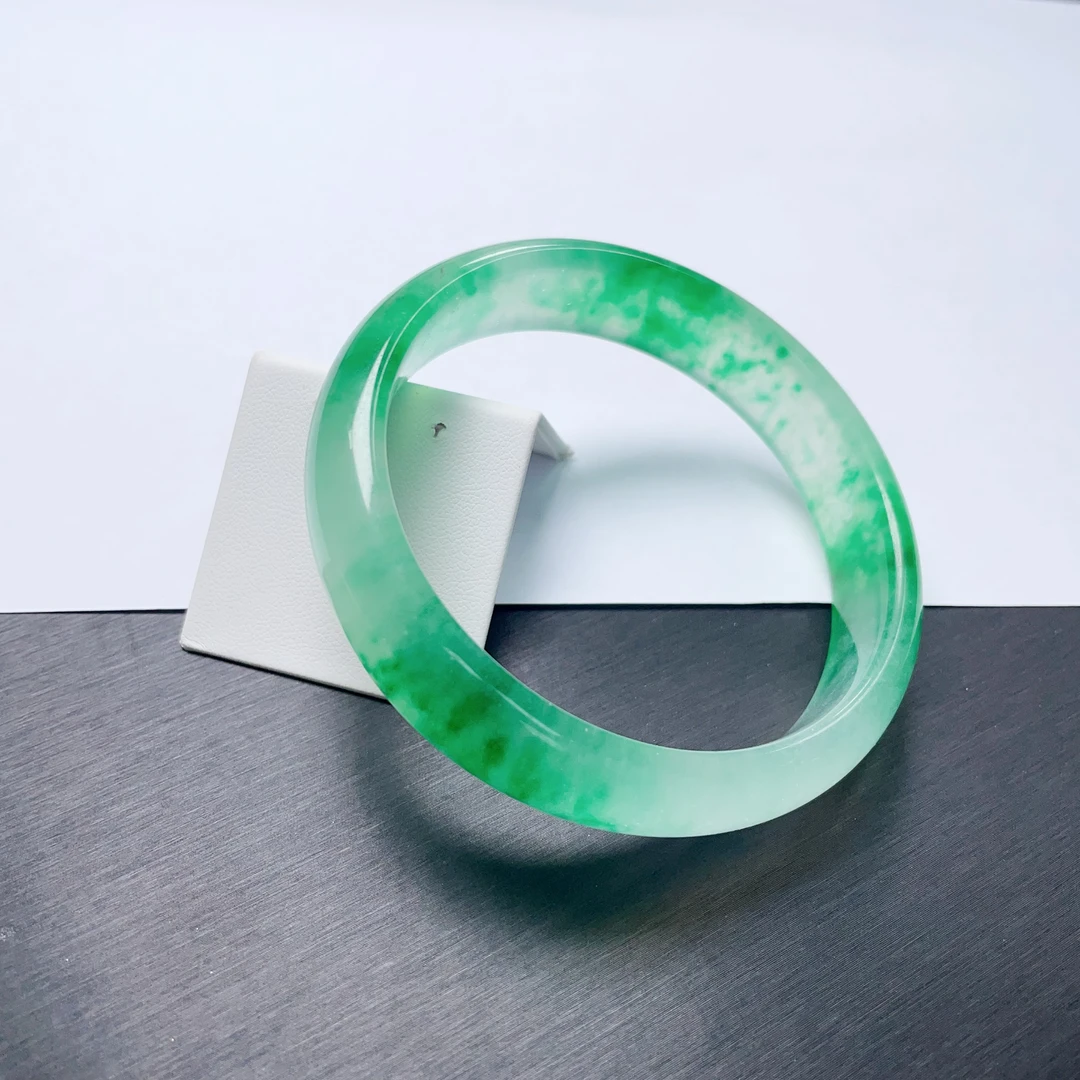 【小杨严选】绿飘花常规精致精美百搭气质时尚奇石