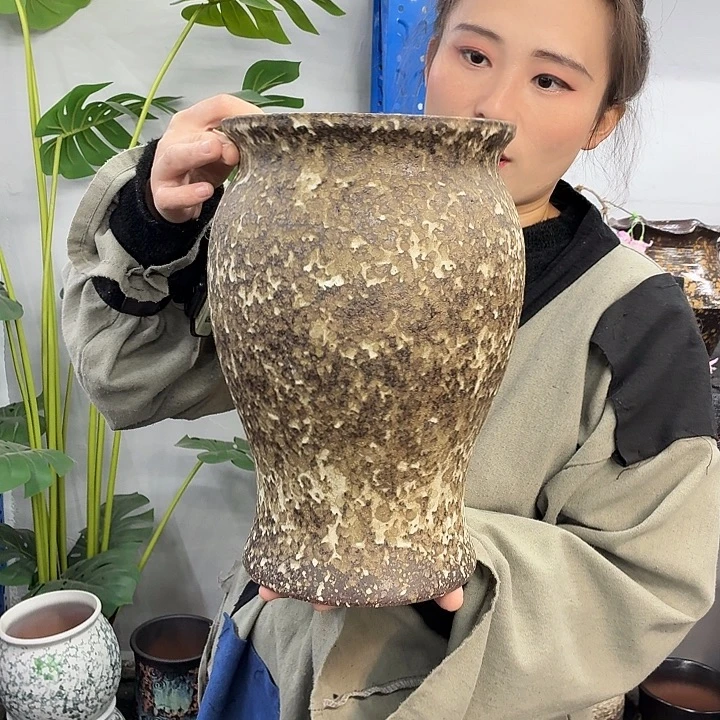 20×30粗陶花盆有孔