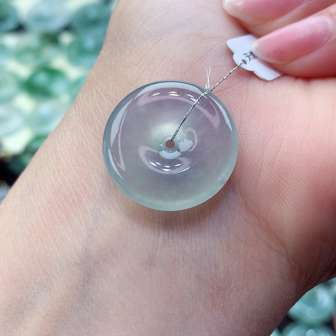 翡翠颈饰未镶嵌67尺寸21.0-4.6