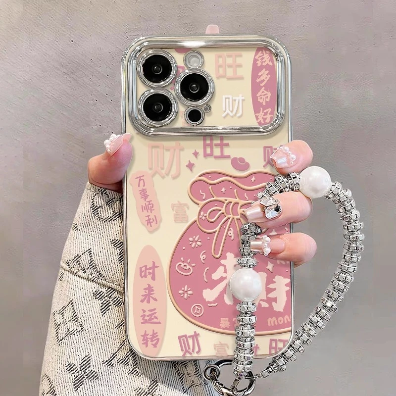 适用福袋苹果17promax电镀大视窗iPhone16手机壳华为vivo小米oppo