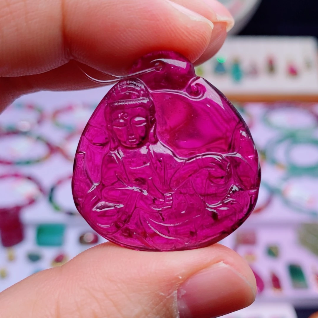 吊坠(不含链)未镶嵌碧玺碧玺