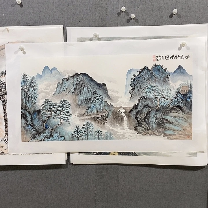 国画手写手绘作品150