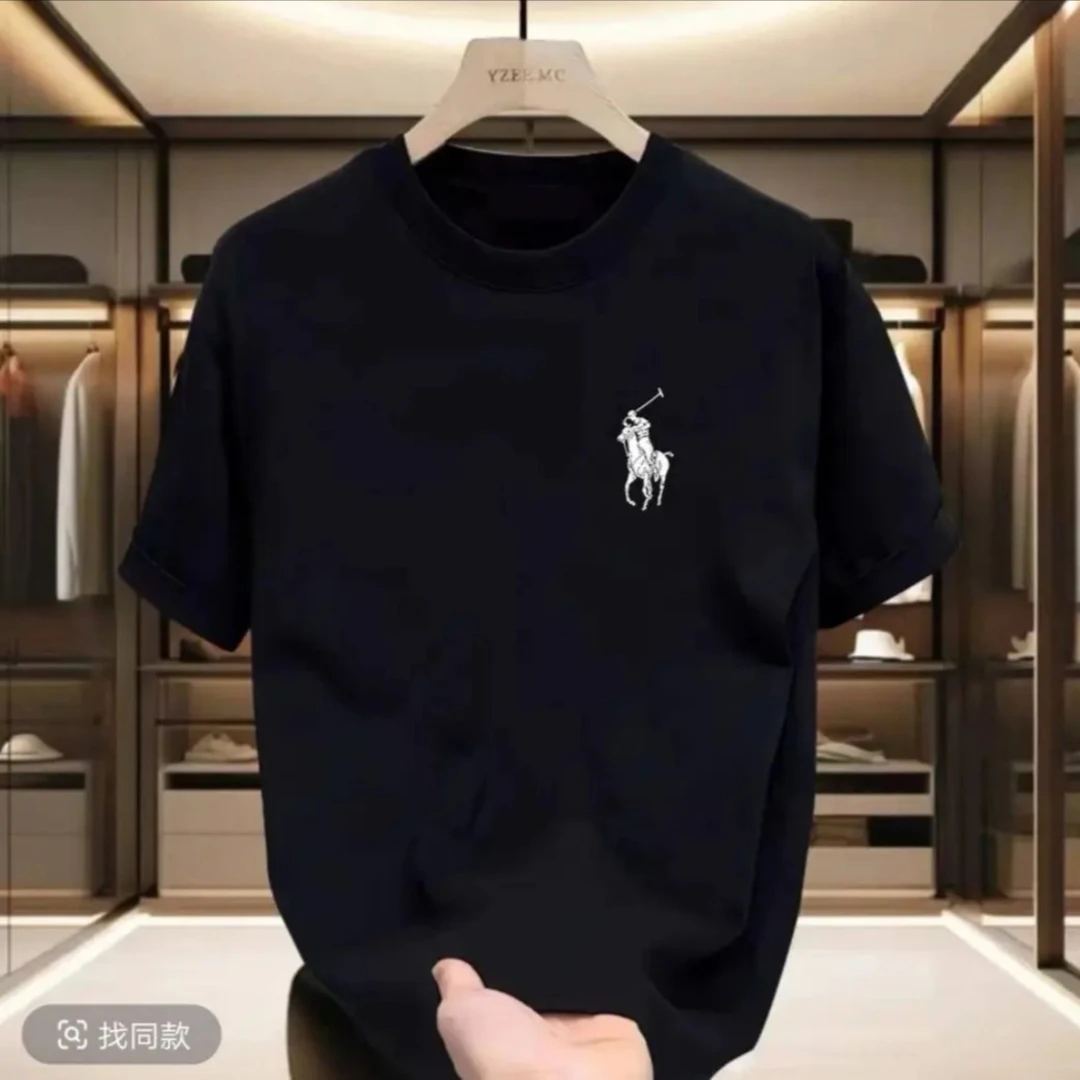 【冰丝速干T】短袖T恤印花短袖情侣装夏季圆领男士休闲白色半袖时尚