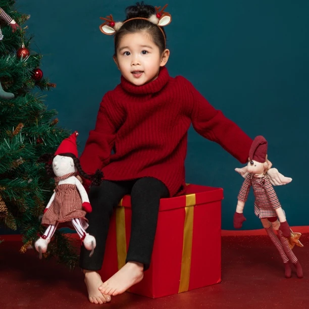 雅赞加厚儿童打底袜冬季1200D（厚绒冬款）秋冬宝宝加绒