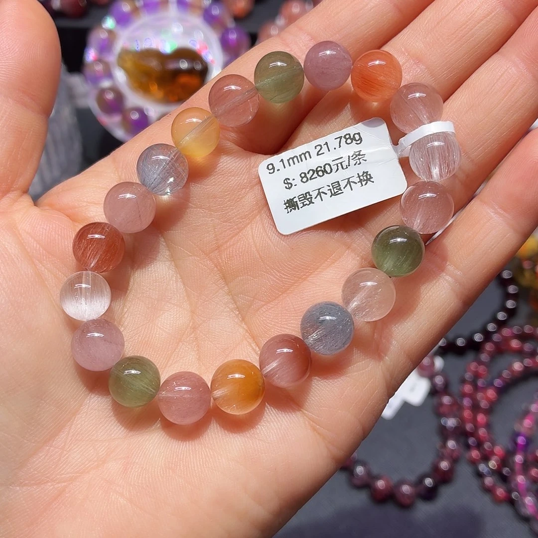 水晶手链未镶嵌天然水晶