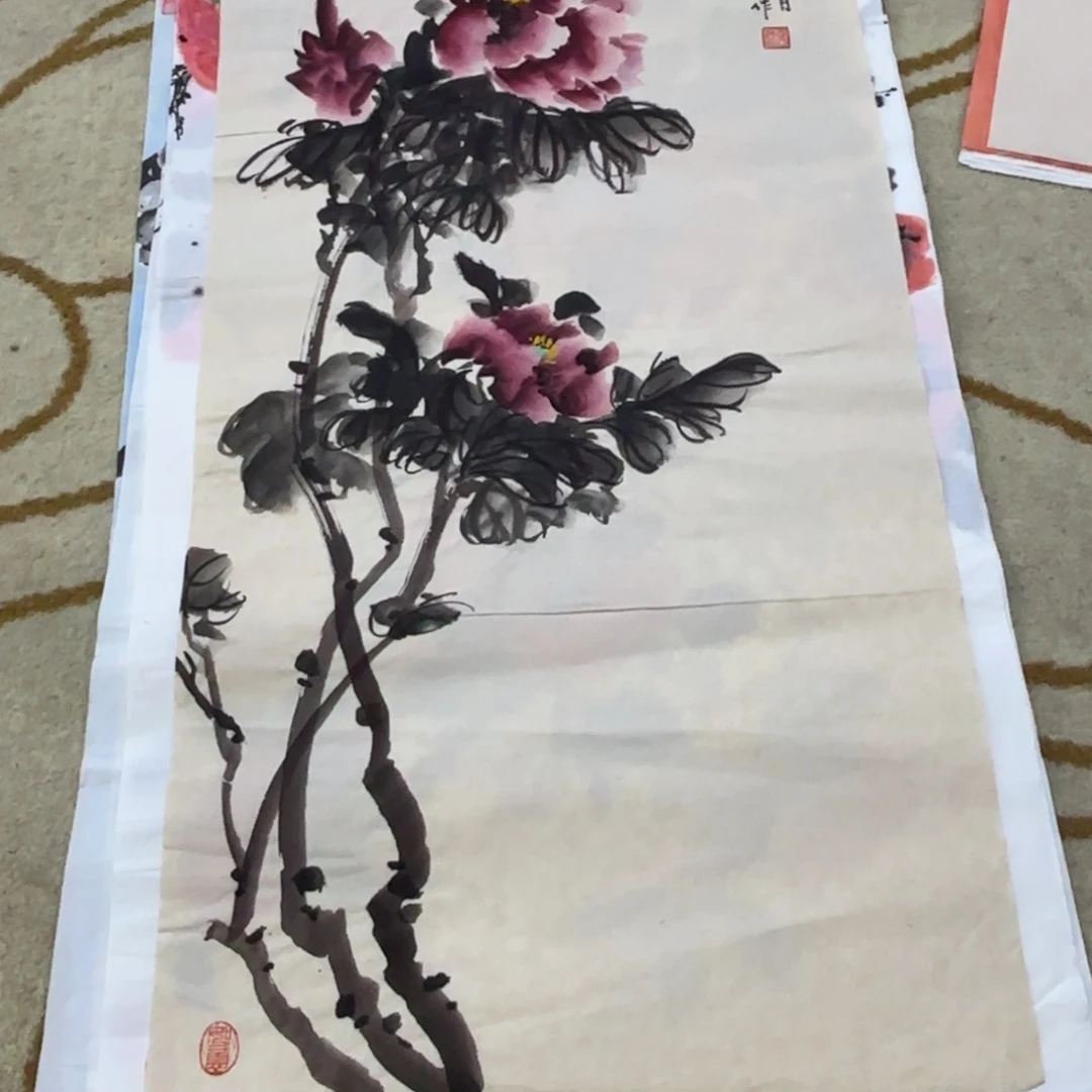 国画国画老师作品刘