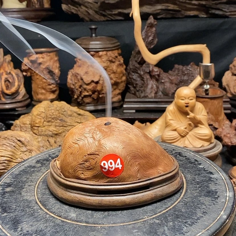 【闪购商品】994号荔枝木香炉工艺