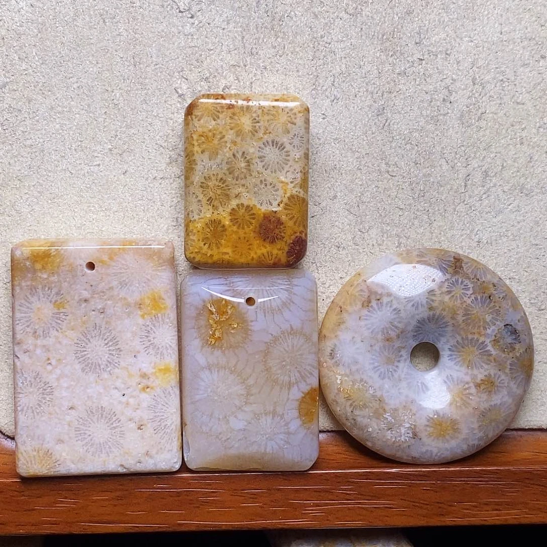 硅化玉珠宝奇石合金1*7