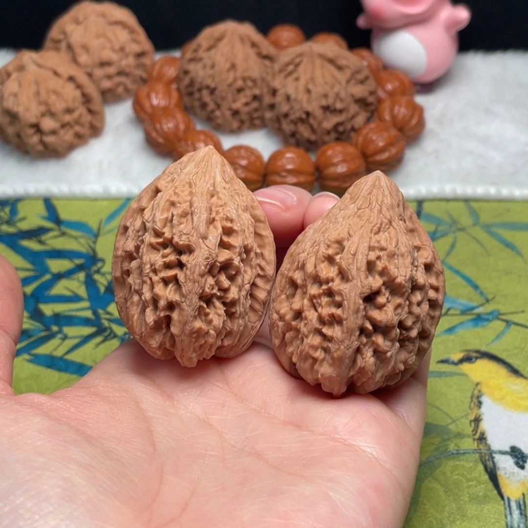 文玩核桃吊坠大沽石36