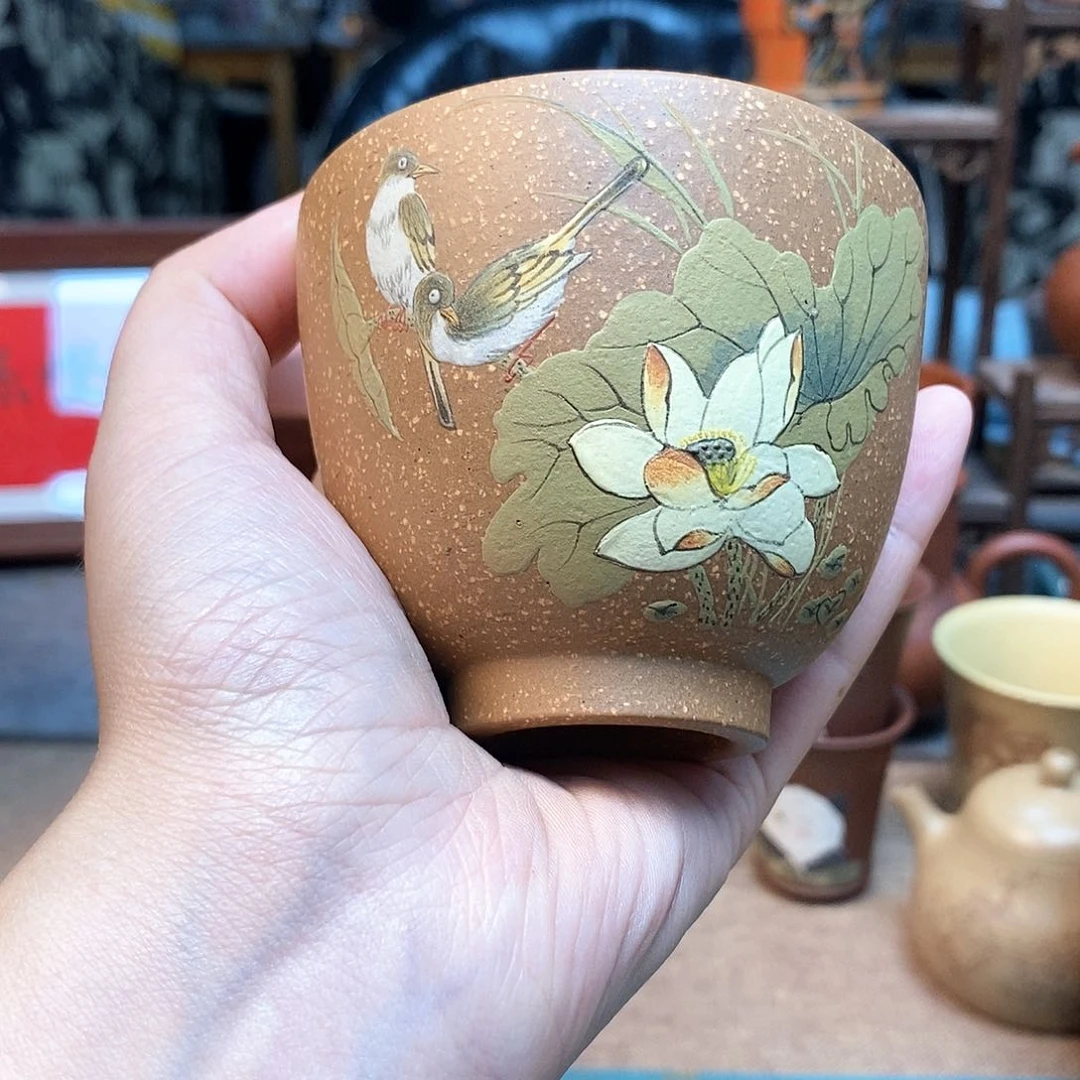 茶杯紫砂宜兴紫砂杯