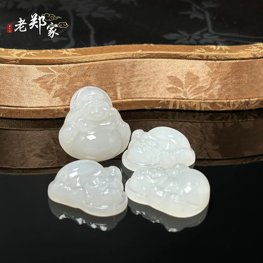 【老郑家】和田玉佛公挂件 HDY91多样性发1件 约29*28*9mm