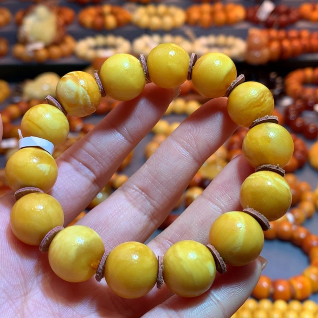 【闪购商品】未镶嵌蜜蜡手串蜜蜡手串