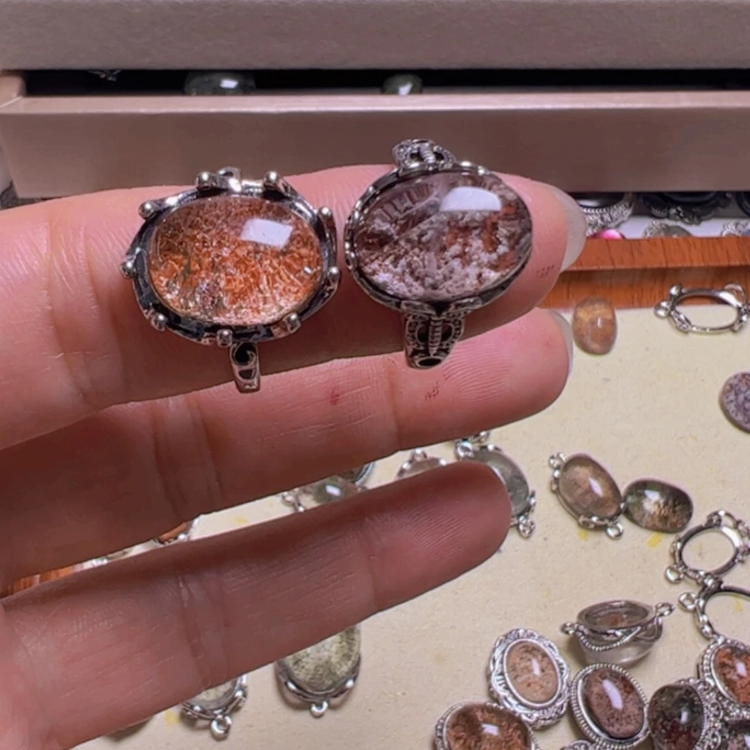 水晶手链银S800镀金镶嵌✨****✨