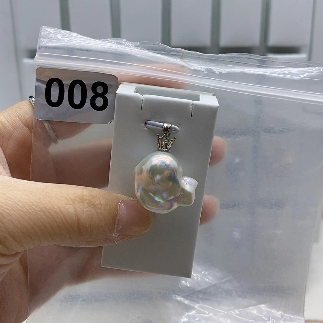 颈饰合金淡水珍珠