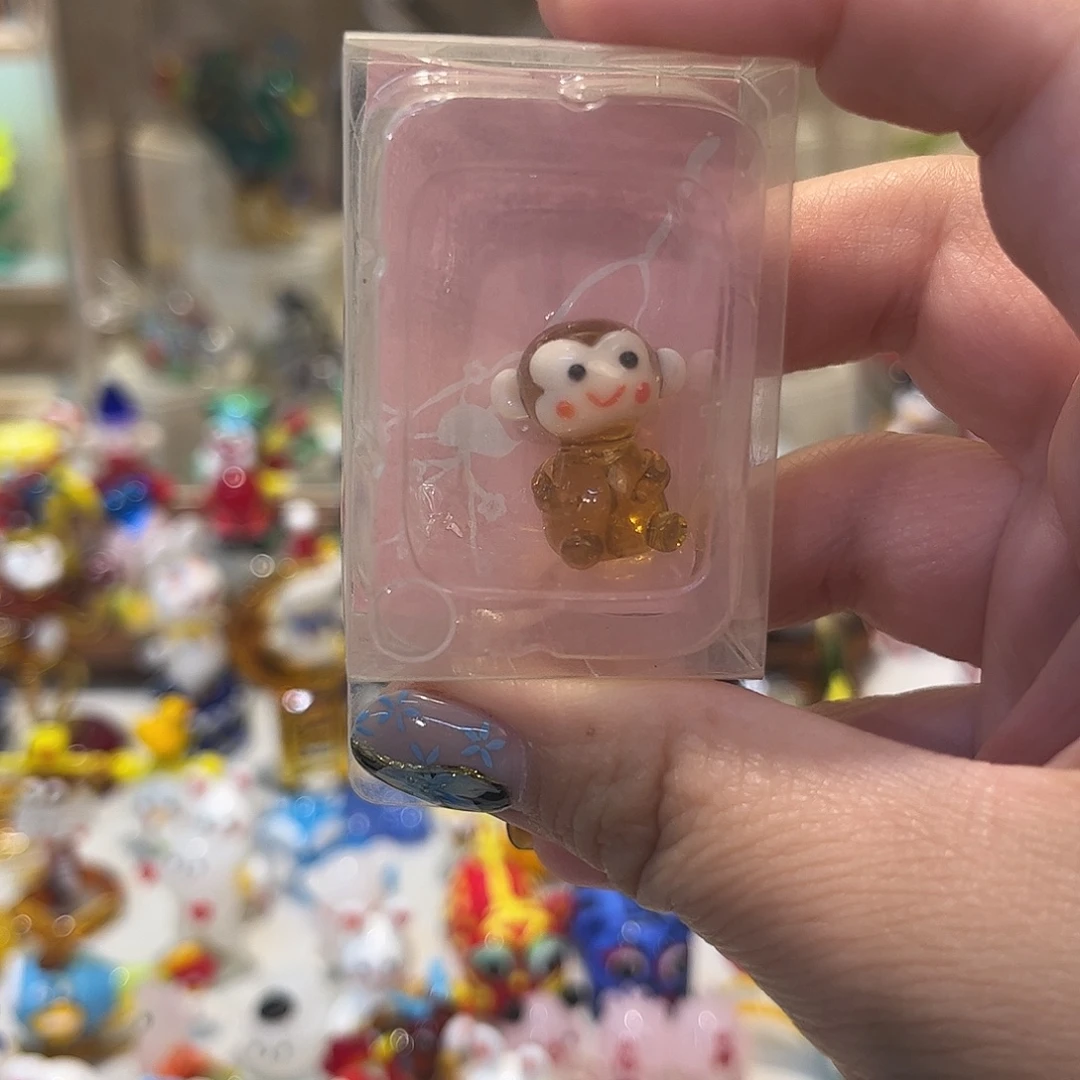 N***_琉璃手工艺品猴子
